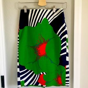 Jcrew vibrant s/s skirt